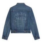CELINE TRUCKER JACKET IN DARK UNION WASH DENIM