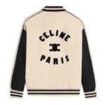 CELINE TRIOMPHE TEDDY JACKET IN TEXTURED WOOL