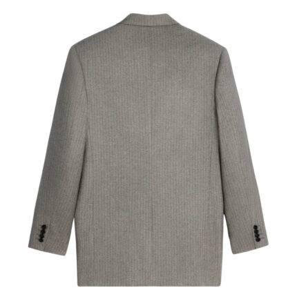 CELINE BNF BLAZER IN STRIPED FLANNEL