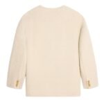 CELINE OVERSIZED JACKET IN CASHMERE NATTÉ IVOIRE