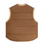 CELINE OVERSIZED SLEEVELESS JACKET IN CURLY LAMBSKIN