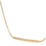 CELINE SENTIMENTAL STRAIGHT BRACELET IN YELLOW GOLD AND DIAMOND