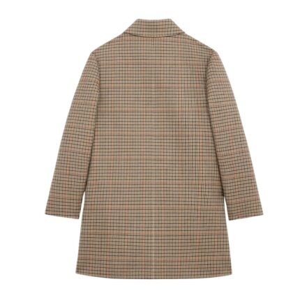 CELINE COAT IN HOUNDSTOOTH WOOL
