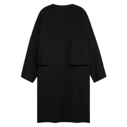 CELINE COAT WITH PURE COLLAR IN DOUBLE FACE CASHMERE