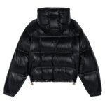 CELINE CROPPED TRIOMPHE DOWN JACKET IN LIGHTWEIGHT NYLON