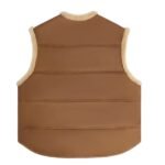 CELINE OVERSIZED SLEEVELESS JACKET IN CURLY LAMBSKIN