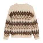 CELINE CREW NECK SWEATER IN FAIR ISLE MOHAIR
