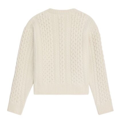 CELINE TRIOMPHE CARDIGAN IN ARAN WOOL