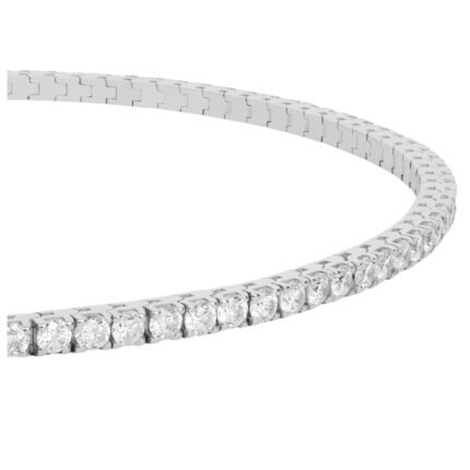 CELINE TENNIS BRACELET IN WHITE GOLD AND DIAMONDS