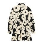 CELINE SKATER MINI DRESS IN WOOL ORGANZA