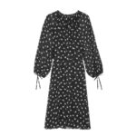 CELINE FOLK DRESS IN SILK GEORGETTE