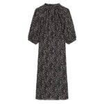 CELINE FOLK DRESS IN VISCOSE GEORGETTE