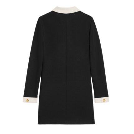 CELINE MINI TRAPEZE DRESS IN WOOL JERSEY