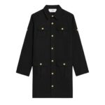 CELINE REPORTER MINI DRESS IN COTTON TWILL