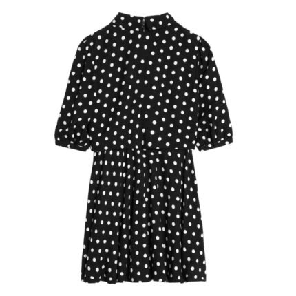 CELINE MINI DRESS IN VISCOSE SABLÉ