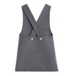 CELINE TUNIC MINI DRESS IN WOOL CLOTH