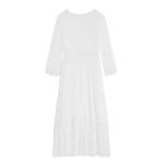 CELINE MAXI DRESS IN COTTON TWILL