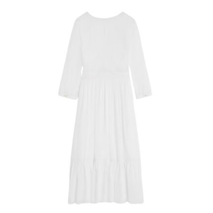 CELINE MAXI DRESS IN COTTON TWILL