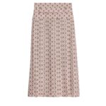 CELINE PLEATED SKIRT IN SILK GEORGETTE