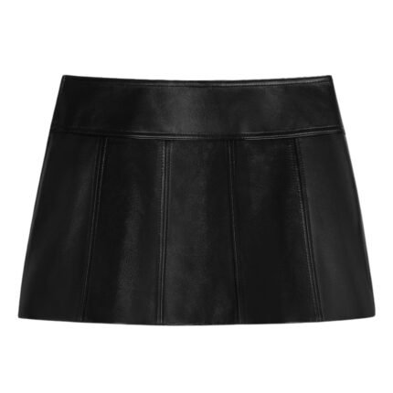 CELINE GOURMETTE MINI SKIRT IN SOFT LAMBSKIN
