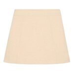 CELINE EMBROIDERED MINI SKIRT IN BOUCLETTE NATTÉ