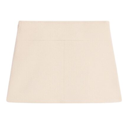 CELINE TRAPEZE MINI SKIRT IN CASHMERE TWEED