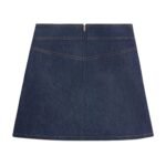 CELINE MINI SKIRT IN RAW WASH DENIM