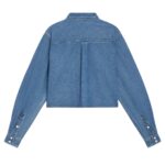 CELINE CROPPED SHIRT IN UNION OCEAN WASH DENIM