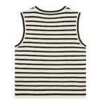 CELINE TRIOMPHE SLEEEVESS MARINIÈRE SWEATER IN WOOL