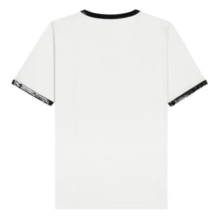 CELINE T SHIRT WITH TRIOMPHE EMBROIDERY IN COTTON JERSEY