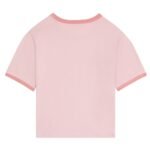 CELINE PARIS 70S T SHIRT IN COTTON JERSEY LIGHT ROSE