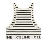 CELINE BRA IN ATHLETIC KNIT CREAM