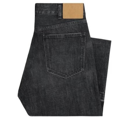 CELINE WESLEY JEANS IN BLACK ICE RINSE WASH DENIM