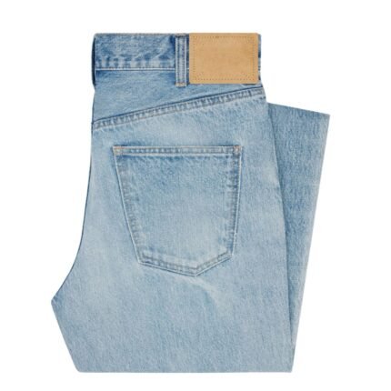 CELINE TESS JEANS IN BLUE ECLIPSE WASH DENIM