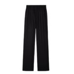 CELINE STRAIGHT JOGGING PANTS IN CASHMERE FLANNEL BLACK