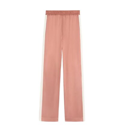 CELINE TRIOMPHE ATHLETIC PANTS IN SATIN