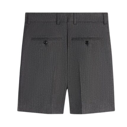 CELINE MEN SHORTS IN CASHMERE AND WOOL FLANNEL