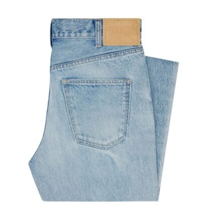 CELINE TESS JEANS IN BLUE ECLIPSE WASH DENIM