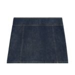 CELINE TRAPEZE MINI SKIRT IN RINSED WASH DENIM