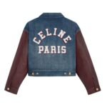 CELINE PARIS JACKET IN DARK UNION WASH DENIM