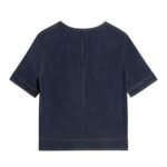 CELINE CROPPED JACKET IN RAW WASH DENIM