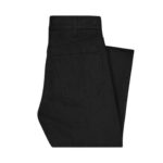 CELINE LULU JEANS IN RAW WASH BLACK DENIM