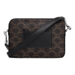 CELINE SMALL MESSENGER IN TRIOMPHE CANVAS AND CALFSKIN