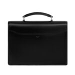 CELINE SMALL CARTABLE TRIOMPHE IN SHINY CALFSKIN BLACK