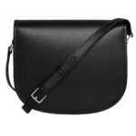 CELINE MEDIUM BESACE TRIOMPHE IN SUPPLE NATURAL CALFSKIN BLACK