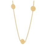 CELINE HEIRLOOMS MÉDAILLE SAUTOIR IN BRASS WITH GOLD FINISH