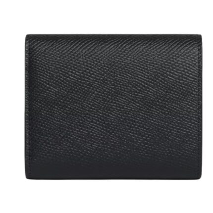 CELINE SMALL TRIFOLD WALLET IN GRAINED CALFSKIN BLACK