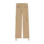 CELINE CARGO PANTS IN COTTON LINEN BEIGE