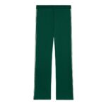 CELINE TRACKSUIT PANTS IN DOUBLE FACE JERSEY VERT BOUTEILLE-OFF WHITE