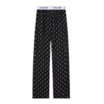 CELINE PAJAMA PANTS IN PRINTED VISCOSE